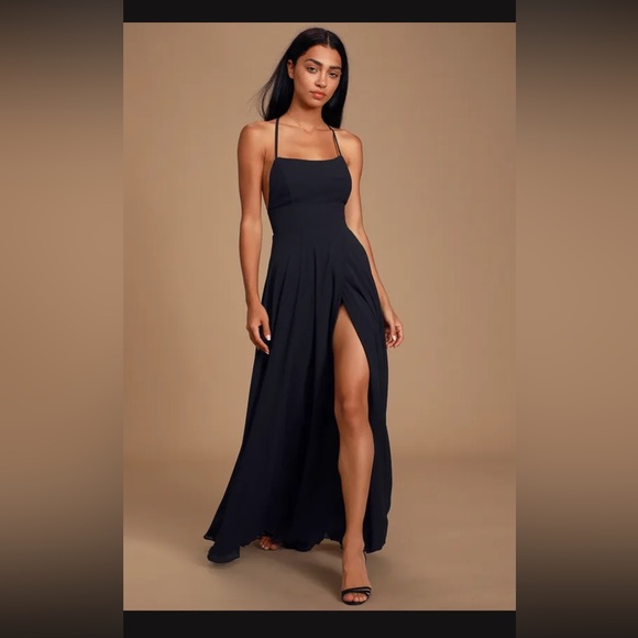 Lulus Dresses & Skirts - NEW Lulus Elegant Black Maxi Dress - Formal Event, Wedding Guest - over 50% off!